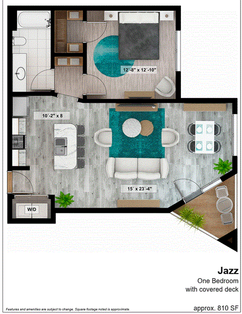 bedroom floor plan an in 2 bed 1 bath